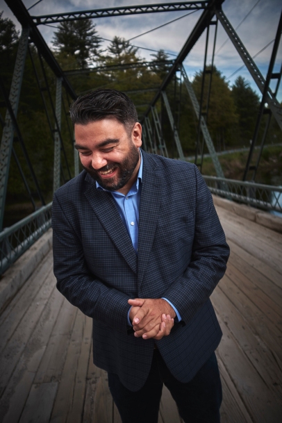 New Haven, Vermont (May 14, 2018) - James Chase Sanchez, Assistant Professor of Writing and Rhetoric at Middlebury College. (Photo © 2018 Brett Simison)